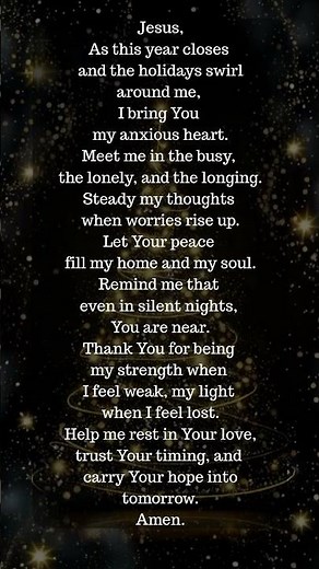 Christmas Peace | A Holiday Prayer for Strength & Stillness