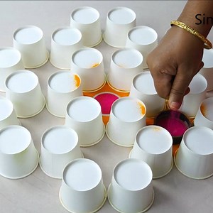 Simple and Easy Rangoli designs using Paper Cups I used Paper Cups to Give Creative Shape in Rangoli. Given Details using easily avilable things like Sketch Pen, Glue Bottle and Colour powder. #rangoli #Simplerangoli #rangolibyjayanthig #satisfyingvideo #relaxingvideo #relaxing #Hobbyideas #Easyrangoli #jayanthig #kolam | Simple Rangoli