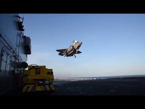 F-35B Lightning II Flight Operations Aboard USS Wasp (LHD 1)