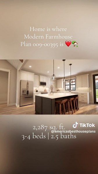 Modern Farmhouse Plan 009-00395: A Dream Home Tour