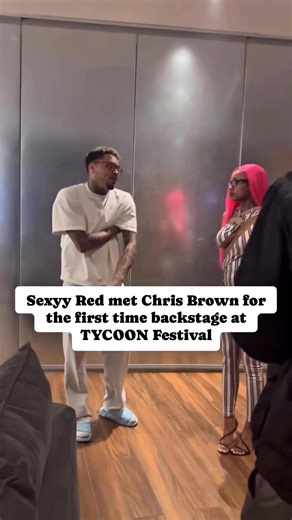 344K views · 3.1K reactions | Not Sexyy Redd going from Hot Girl to Soft Girl in 0.2 seconds! Chris had her cheesin’, blushin’, and ready for ALL the angles! IKTRRR藍藍 #ChrisBrown #SexyyRed #MeetAndGreetEnergy #ChrisBrownEffect #SexyReddWasNotReady #TYCOONTakeover | Chic Heiress | Facebook