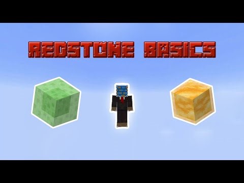 Redstone Basics - Part 3:Slime blocks & Honey blocks