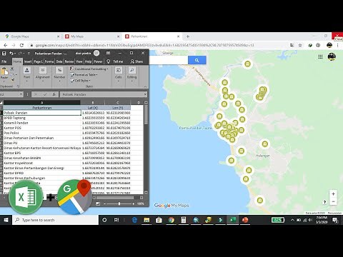 📍🗺️Cara Membuat Google Map Dari Excel 📍🗺️ | How to Make Google Maps From Excel 📍🗺️ | Bang kEdan