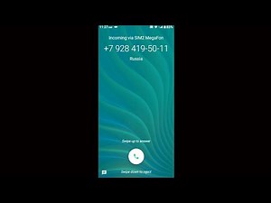HTC Wildfire E incoming call (screen video)