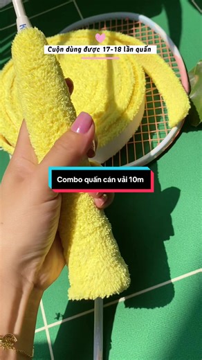 Combo quấn cán vải 10m tặng 3 món #quancanvaitnb #quancanvaivotcaulong #quancanvai #tnbsport2 #badminton