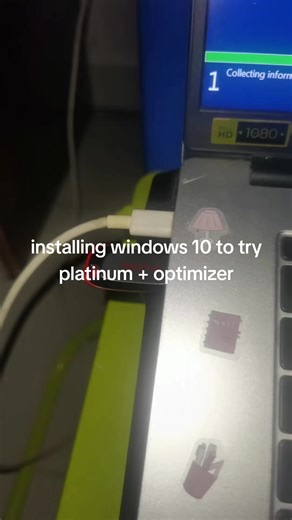 installing windows 10 stock to try platinum optimizer #fyp #windows