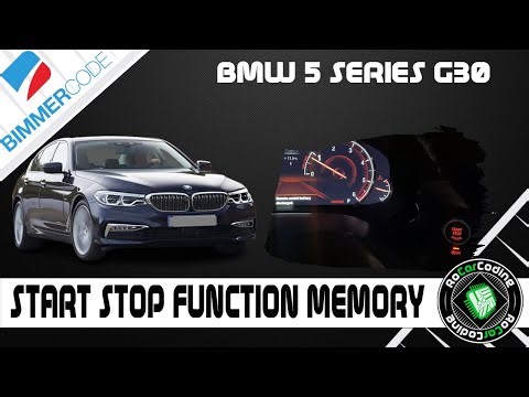 How to Enable Start-Stop Function Memory on BMW 5 Series G30 | BimmerCode Tutorial