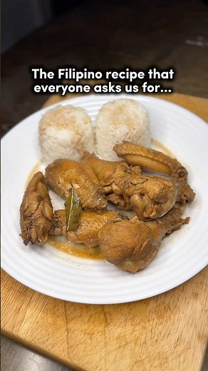 The Filipino Recipe Everyone Asks Us For 🇵🇭 Easy Chicken Adobo Recipe #chickenadobo #adobo