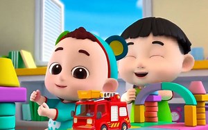 益智早教动画，宝贝们用积木造到大桥，让让小汽车在桥上跑_哔哩哔哩_bilibili