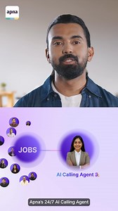 642K views · 3.2K reactions | Apna’s AI Calling Agent automatically calls, shortlists, and follows up with candidates — so you don’t have to.  80% higher response rate with repeated AI follow-ups ✅ Only talk to pre-screened, interested jobseekers ⚡ Hire faster, without chasing anyone manually Try the power of AI-driven hiring with Apna Jobs. pincode-level targeting, | apna | Facebook