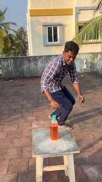 Dizzy Bottle Cap Challenge GONE WRONG! 😱 #fails #ajsquad #funny