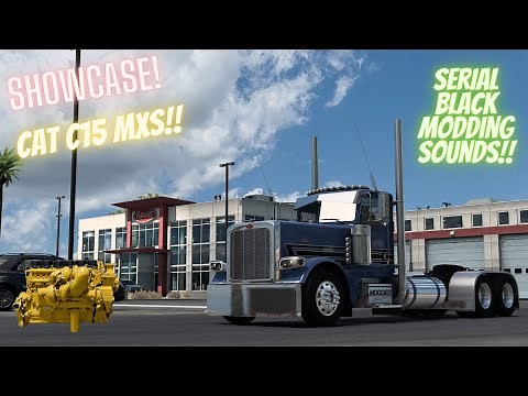 Caterpillar C15 MXS | Serial Black Modding | Showcase | American Truck Simulator