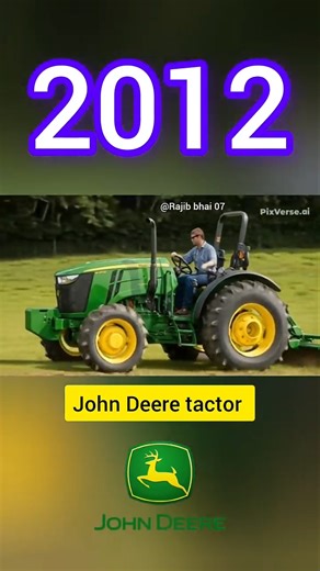 John Deere Tractor Evolution 1837–2025 🚜 | From Steel Plow to Smart Beast #short 🔥