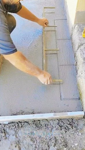 Innovative Manual Concrete Patterning Tool: Best Simple Design for Decorative Paving