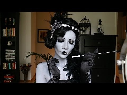 MAKEUP TUTORIAL: 1920's Great Gatsby Greyscale + Brow Blocking