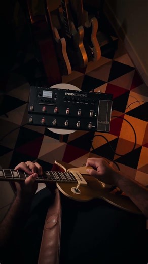 POD HD500 - LINE 6 | Testando alguns timbres nela 🤘🏻 #guitar #guitarist #line6 #guitarsolo #podhd500