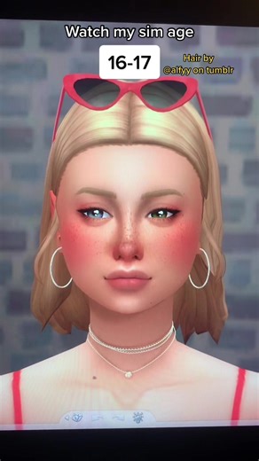 Sims 4 Age Transformation with Emo Makeover