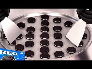 Massive Oreo - Ice Cream Rolls | Satisfying Visual ASMR