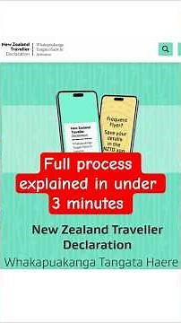 How to complete New Zealand Traveller Declaration full process explained #studyinnewzealand