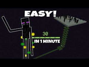 NEW Enderman XP Farm Minecraft 1.21 [ JAVA ]