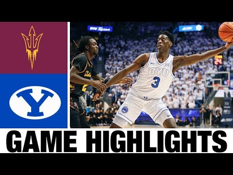 #9 BYU vs Arizona State Highlights | Men's Basketball | College Basketball 2025