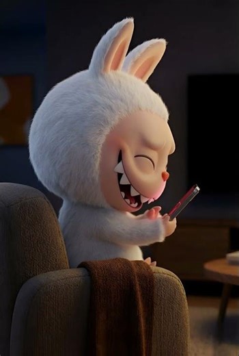 Labubu Face ID unlocked… but at what cost? 😈📱 #FaceID #Unlock #3AMVibes #Monster #Viral #SnoozeSZA