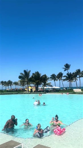 Central pool at Hard Rock Resort & Casino, Punta Cana
