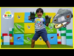 Giant Smash Surprise Jurassic World Dinosaurs Toys!!! - Videos For Kids