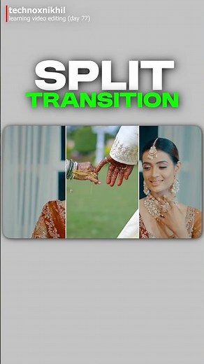 How to Create Split Transition in Premiere Pro | Day 77