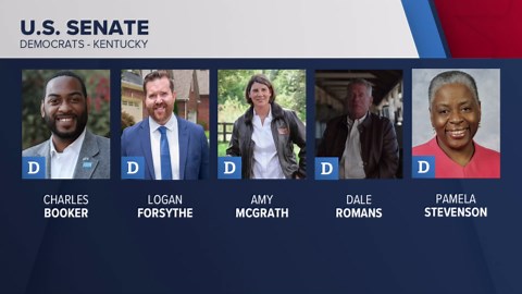 Democratic candidates for McConnell seat debate in Louisville tonight