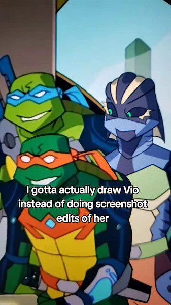 She was made back in 2017 and survived to be here today along with a full body redesign. #tmnt2012 #tmnt2007 #tmnt2003 #rottmnt #digitalart #fyp #tmnt #tmntoc #oc #originalcharacter #teenagemutantninjaturtles #fypシ #doodle #tmntfastforward