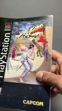Street Fighter Alpha (Zero) - PS1 Longbox #streetfighter #ps1 #games #jogos #capcom