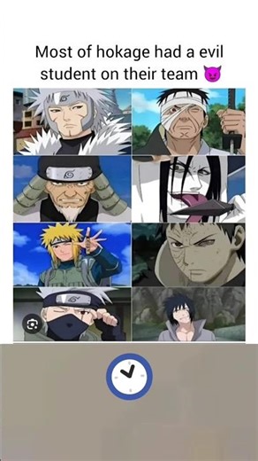 Every Hokage Had a Villain Student 😳🔥