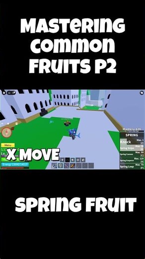Mastering Spring Fruit in Roblox Blox Fruits #bloxfruits #roblox
