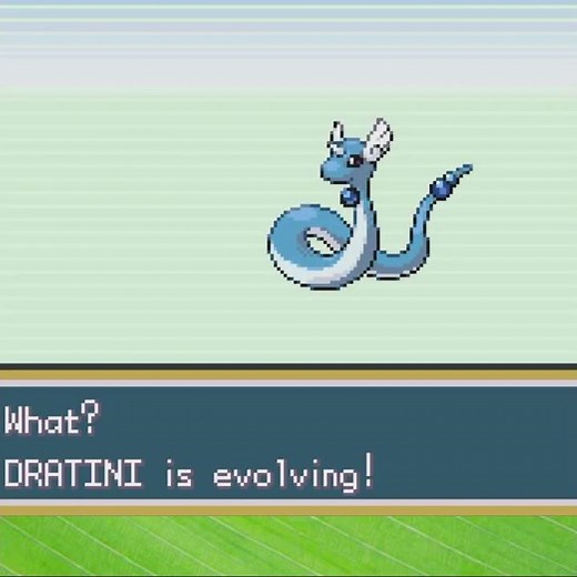 Dratini Evolves!!! #PokemonLeafGreen #Pokemon