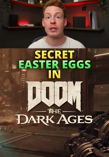 Doom the dark ages has a cool Easter egg for the OG doom fans 👀 #gaming #gamer #games #doom #doomthedarkages