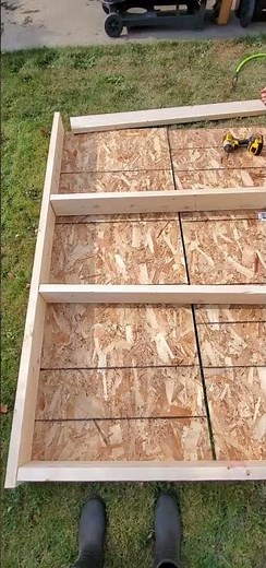 Building a mattress platform to replace box spring #shorts