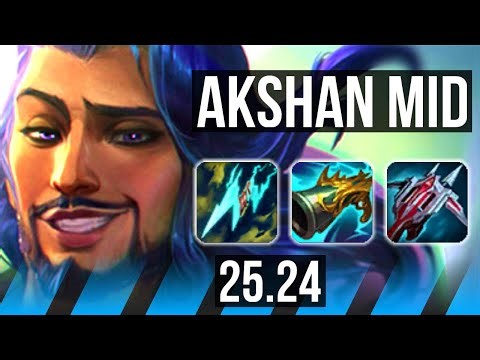 AKSHAN vs AKALI (MID) | 13/1/13 | EUW Grandmaster | 25.24