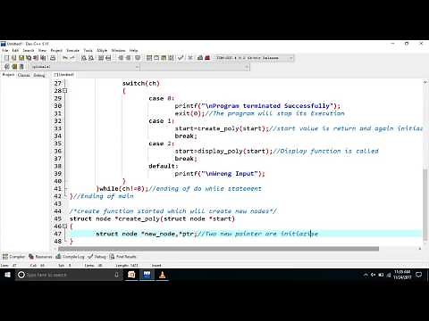 Representation of Polynomial using Linked list