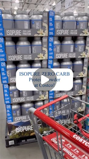 CostcoGuide | Angela Ackerman on Instagram: "@isopurecompany ZERO CARB CREAMY VANILLA PROTEIN is available now at Costco Nationwide and online on Costco.com! -Only $59.99 for 3.4lbs! (about 50 servings) -Zero Carb and ZERO sugar -High-quality protein, without the added carbs. -25 grams of 100% pure whey protein isolate per scoop and added vitamins and minerals to support your best journey -Made with naturally occurring and added glutamine and always without gluten, lactose or fillers. #costco #p