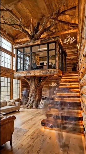 Inside the Ultimate Treehouse Office Loft — Work in the Woods!