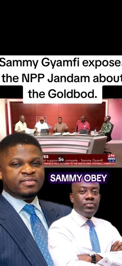 Sammy Gyamfi Exposes NPP Jandam and Goldbod Issues