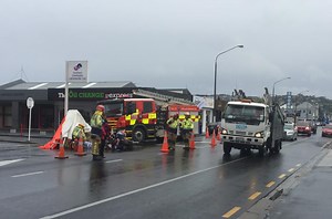 Motorcyclist injured in South Dunedin crash