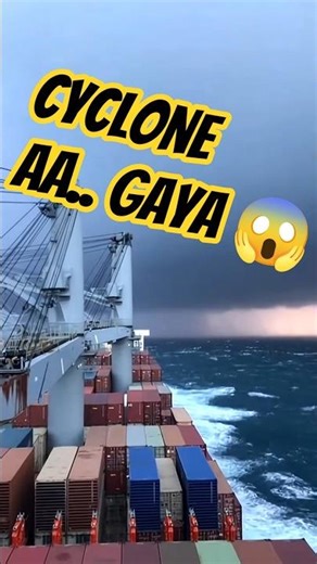 Preparation of the Ship before the Cyclone 🌪️🚢#shorts #vlog #containership #youtubeshorts #shorts...
