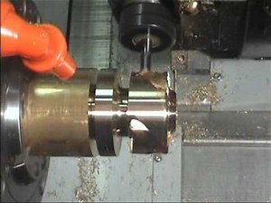 CNC machining of brass parts from bar stock