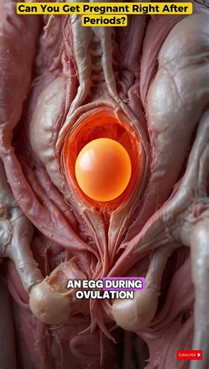 Can You Get Pregnant Right After Periods? | Fertile Window Explained #shorts