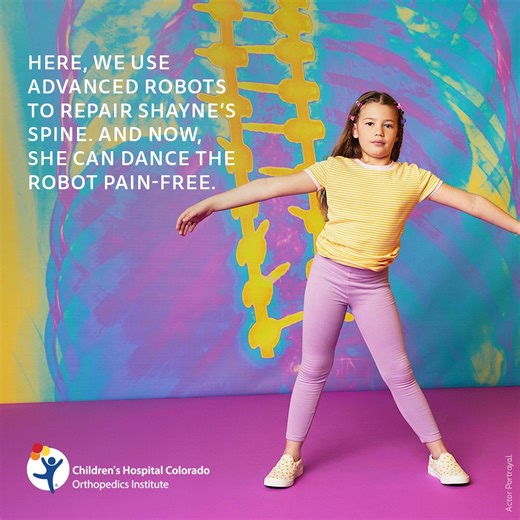 When it comes to pediatric spine conditions, our innovative treatments help kids get back to being kids sooner. | Children’s Hospital Colorado