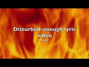 Disturbed-Enough lyric video