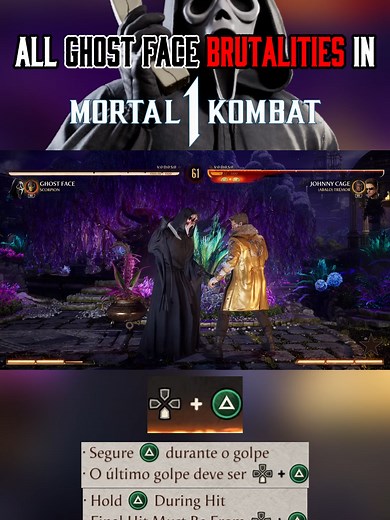 Ghost Face Brutalities in Mortal Kombat 1 Guide