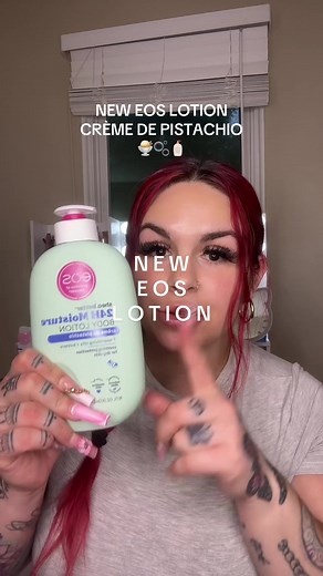 Découvrez la nouvelle lotion EOS Crème de Pistache !